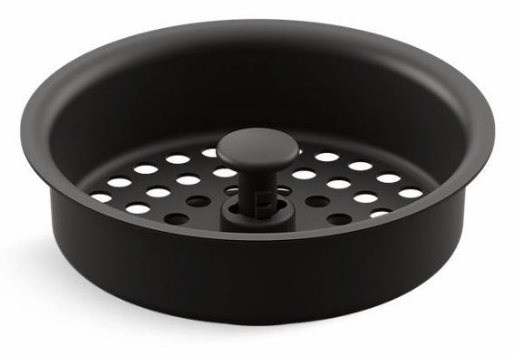 Kohler DUOSTRAINER 8801-BL Crépine de robinet d'évier Noir mat Kohler DUOSTRAINER 8801-BL Crépine de robinet d'évier Noir mat