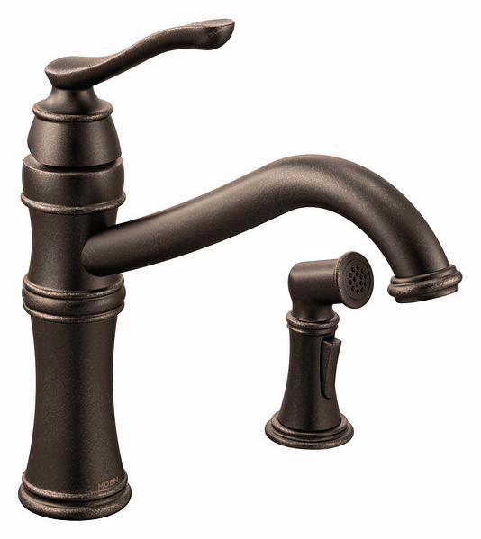 Belfield 1-Handle Kitchen Faucet with Separate Spray - Oil Rubbed Bron ...