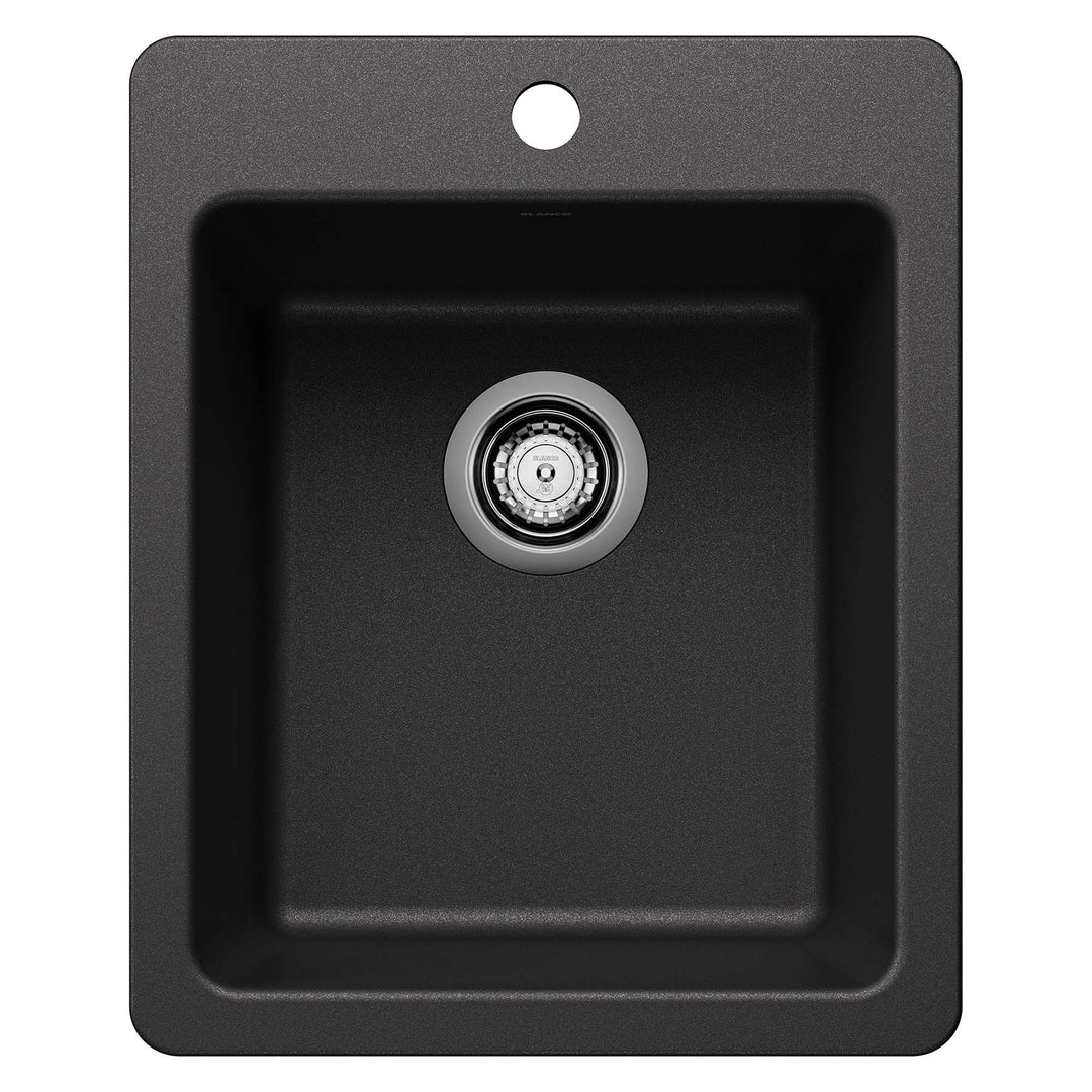 Liven 17 1 Bowl Dual Mount Bar Sink - Anthracite 403667 Blanco