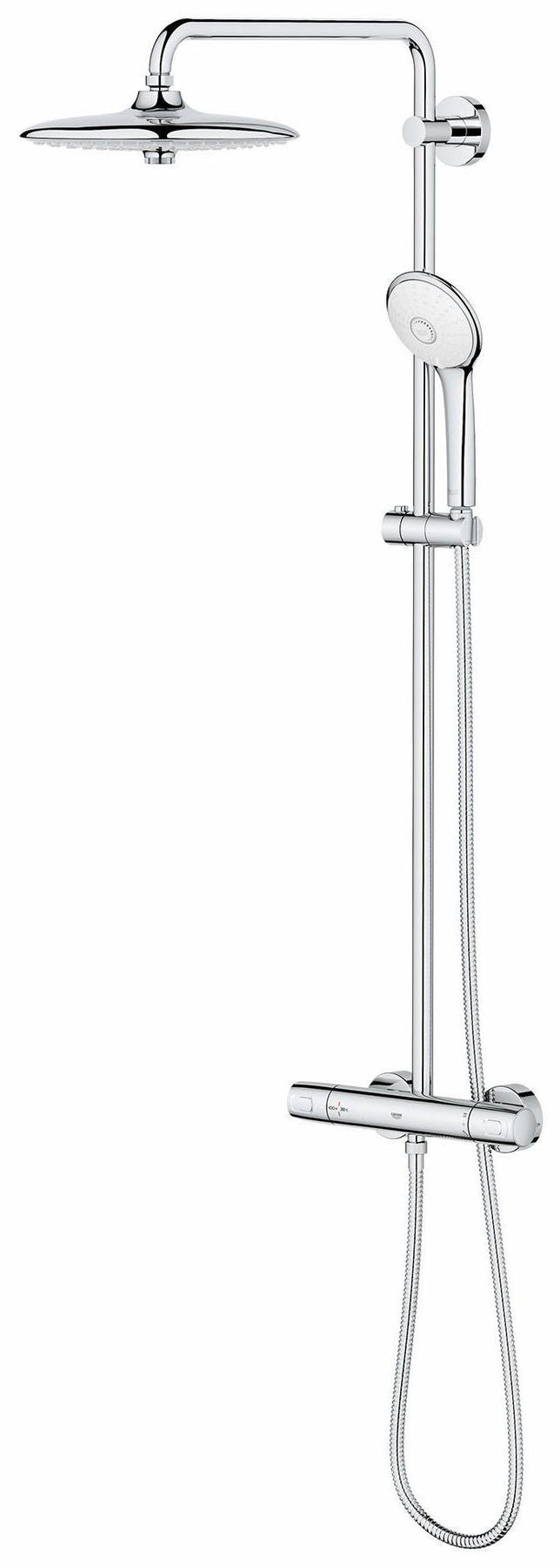 Euphoria 260 CoolTouch Thermostatic Shower System Chrome 26128002 Gr