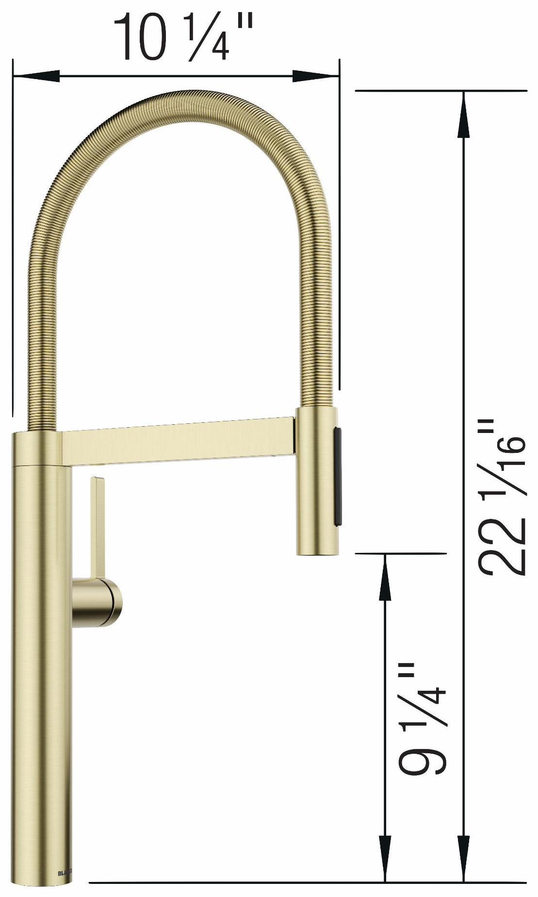 BlancoCulina II Pre-Rinse Kitchen Faucet with Spring Pulldown