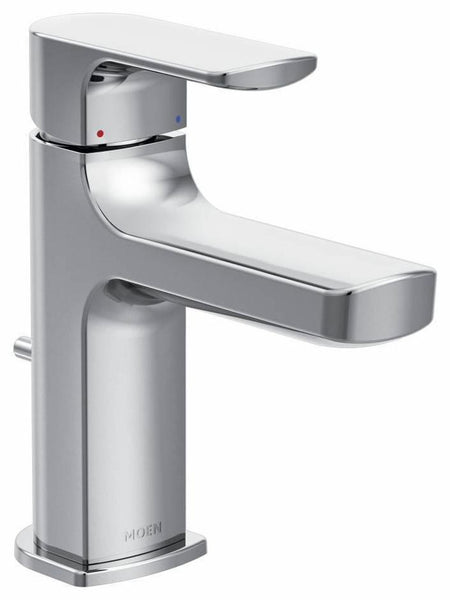 Rizon Single Hole Bathroom Faucet - Chrome 6900 Moen – Splashes