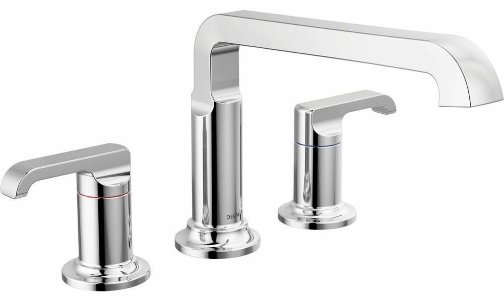 Tetra Roman Tub Trim (Less Handles) Lumicoat Chrome T2789PRLHP Del