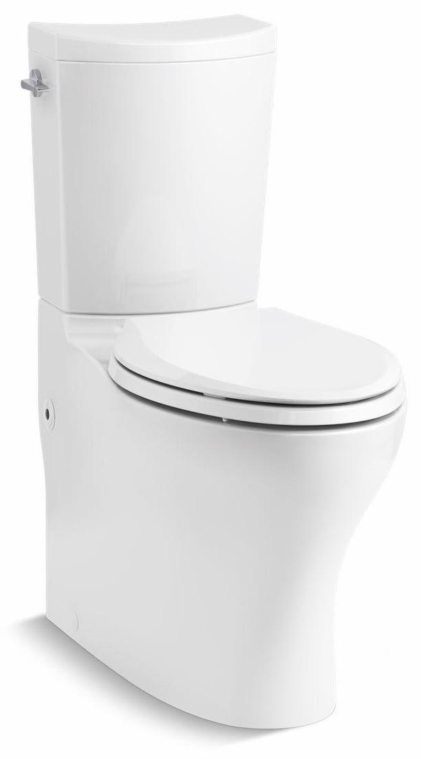 Persuade Curv 2-Piece Elongated Dual Flush Toilet (less seat) - White ...