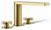 Vibrant Brushed Moderne Brass