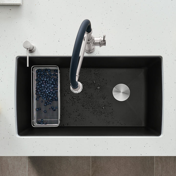 Reviews for Blanco DIAMOND Silgranit Undermount Granite Composite 33.5 in. Single Bowl Kitchen Sink in Anthracite | Pg 2 - The Home Depot Reviews for Blanco DIAMOND Silgranit Undermount Granite Composite 33.5 in. Single Bowl Kitchen Sink in Anthracite | Pg 2 - The Home Depot