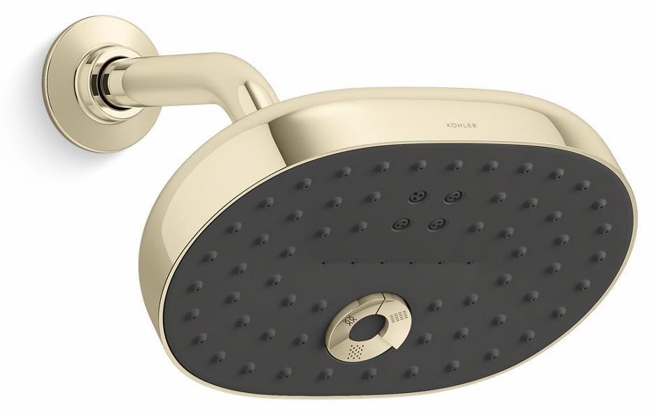 Statement 3-Function Shower Head 2.5 GPM - Vibrant French Gold 26290-A ...