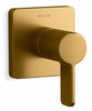 Vibrant Brushed Moderne Brass