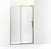 Vibrant Brushed Moderne Brass/Clear