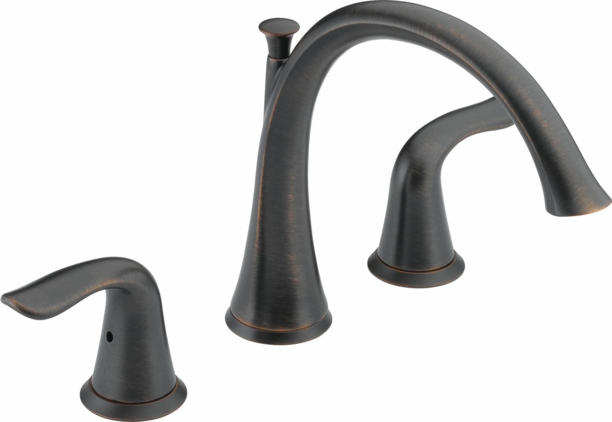 Lahara Roman Tub Faucet Trim - Venetian Bronze T2738-RB Delta – Splashes