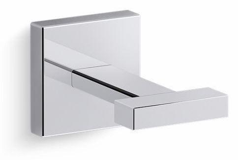 Kohler 23290-CP Square Robe hook - Polished Chrome – Splashes