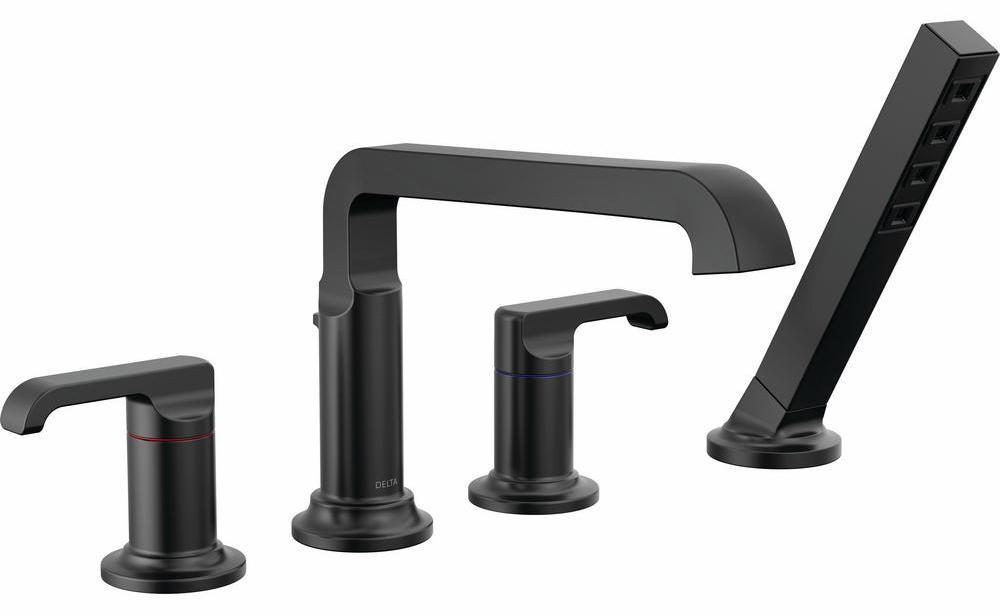 Tetra Roman Tub Faucet Trim with Handshower (handles sold separately