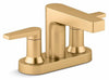 Vibrant Brushed Moderne Brass