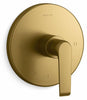 Vibrant Brushed Moderne Brass