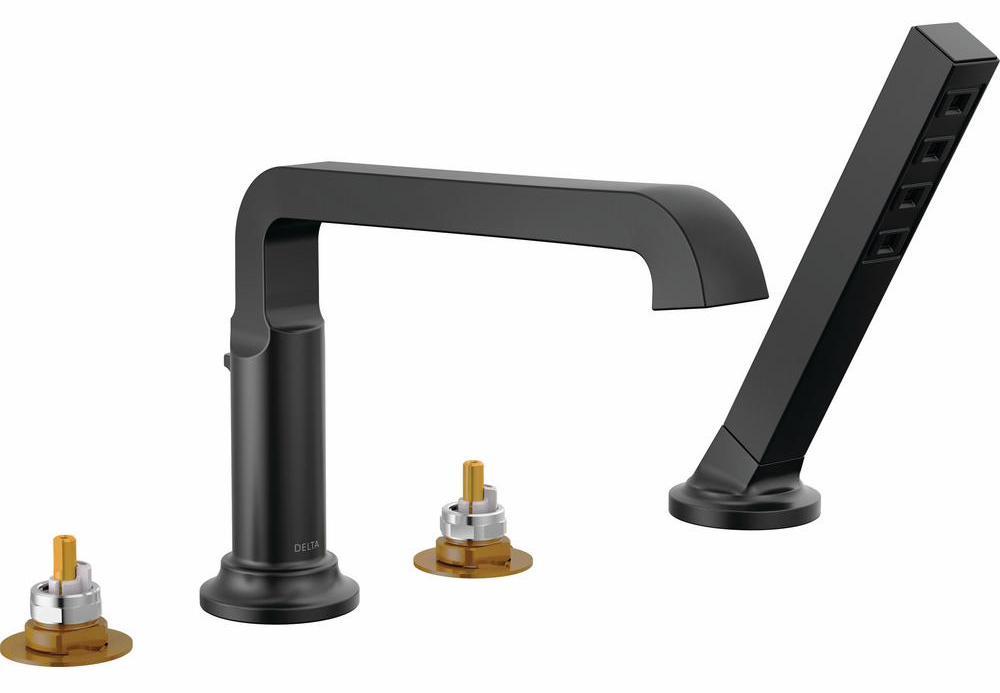 Tetra Roman Tub Faucet Trim with Handshower (handles sold separately