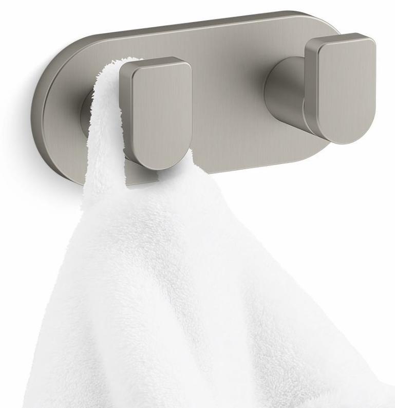 COMPOSED ROBE HOOK - Vibrant Brushed Nickel 73146-BN Kohler – Splashes