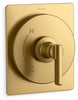 Vibrant Brushed Moderne Brass