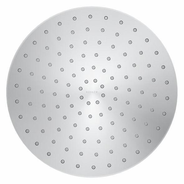 KOHLER Awaken 1 -Spray Vibrant Brushed Moderne Brass 9.88-in Round Rain