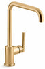 Vibrant Brushed Moderne Brass