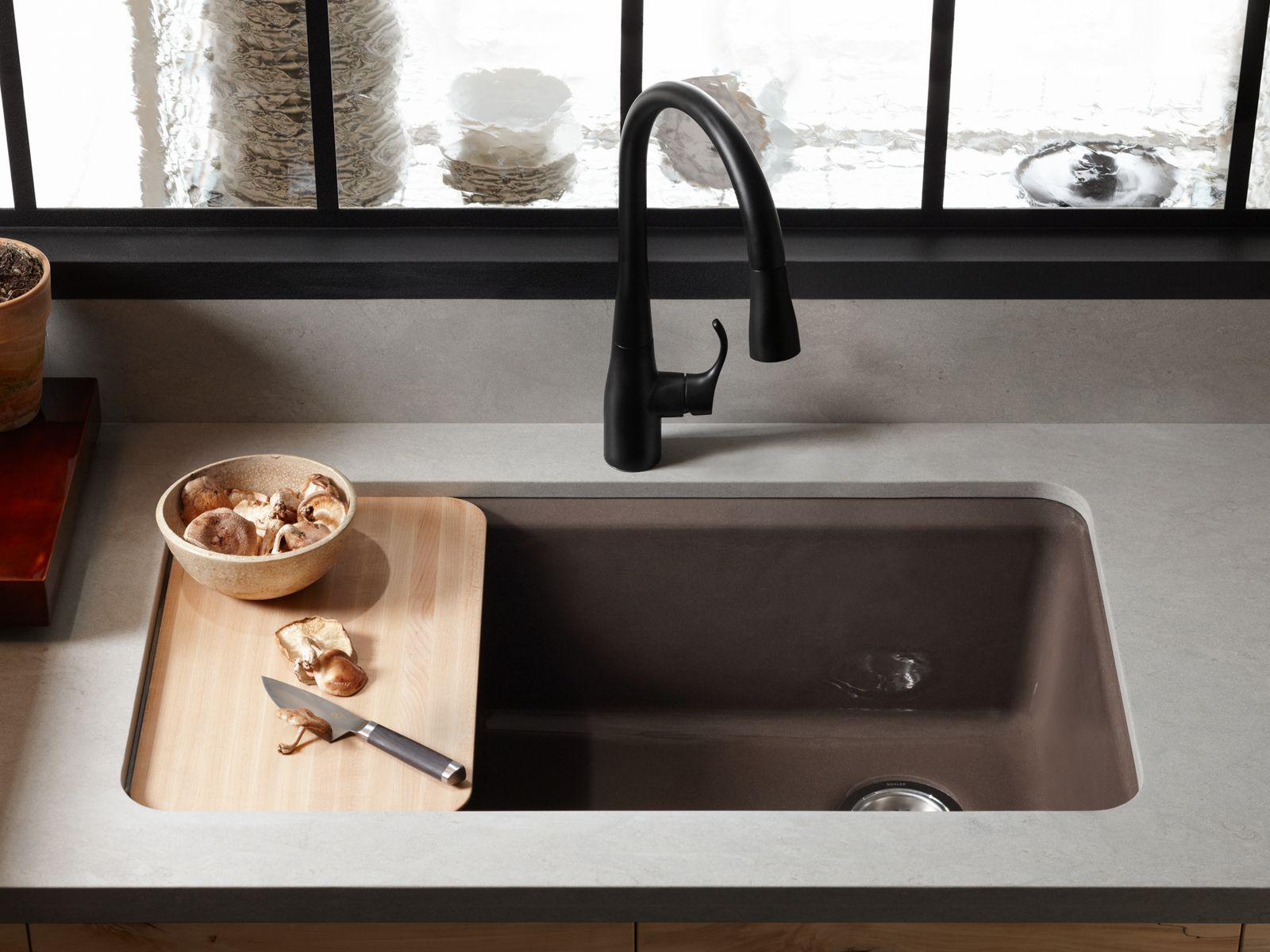 Kohler Riverby Hardwood Cutting Board - Thumbnail 3