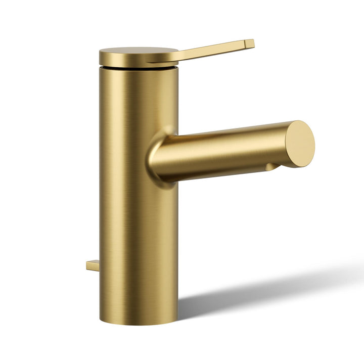Elate Single Hole Bathroom Faucet - Vibrant Brushed Moderne Brass 99491-4-2MB Kohler