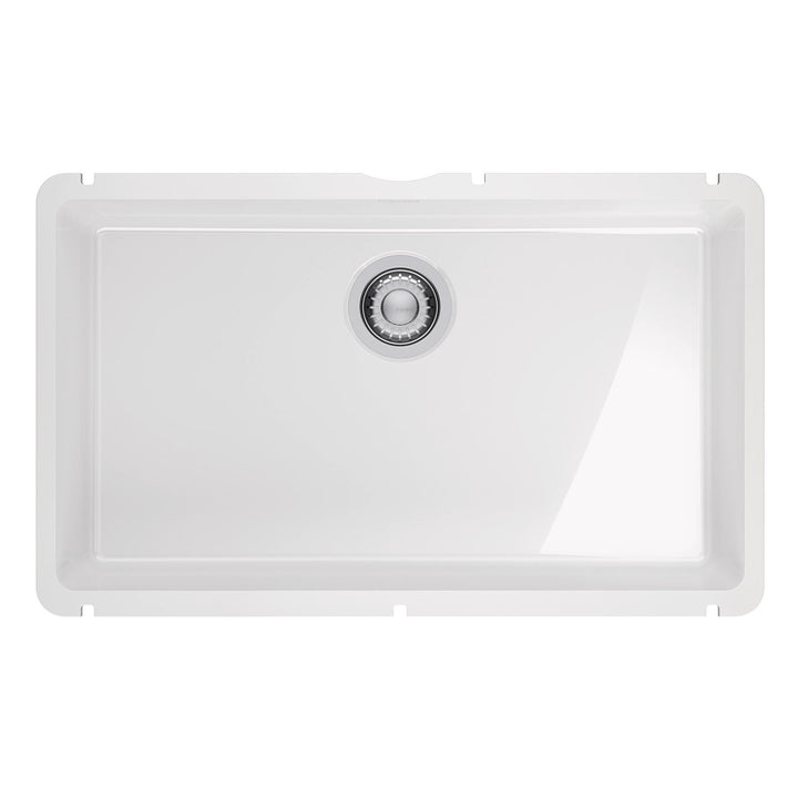 KubusX 1 Bowl Undermount Kitchen Sink
 - Glossy White KXK11028-GWH Franke