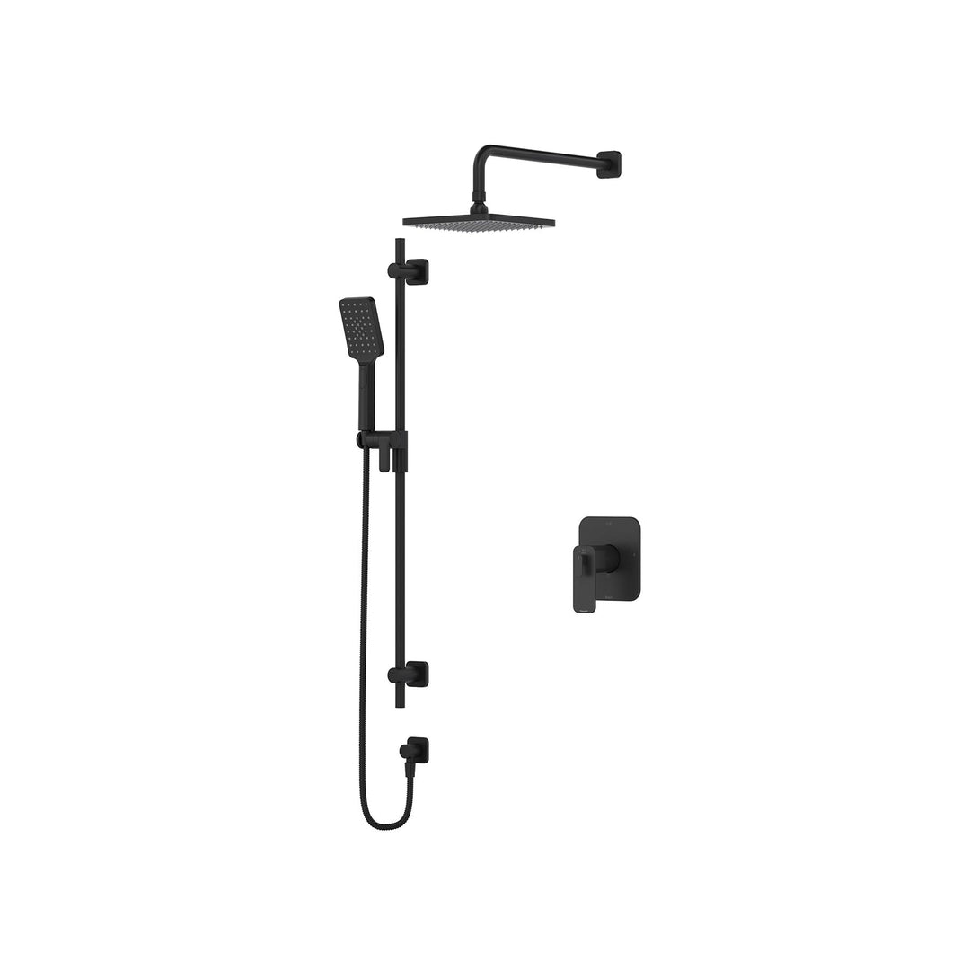 Equinox Shower Faucet Trim - Black TKIT323EQNBK RIOBEL