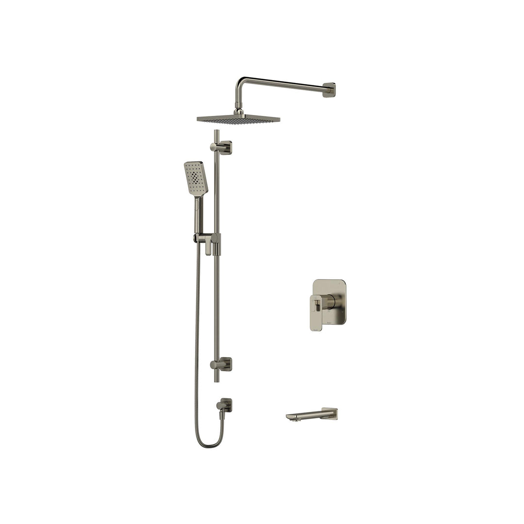 Equinox Tub & Shower Faucet Trim - Brushed Nickel TKIT1345EQNBN RIOBEL